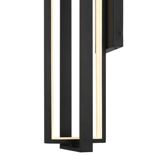 IN & OUT LED Wall Sconce in Sand Black