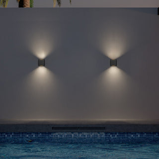 Miami LED Wall Sconce in Sand Black