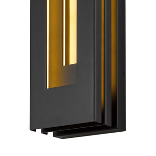 Layer LED Wall Sconce in Sand Black