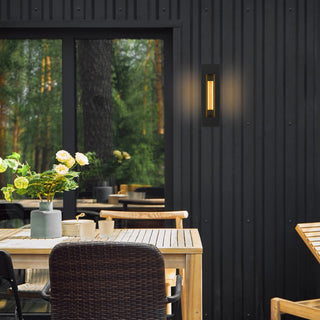 Layer LED Wall Sconce in Sand Black