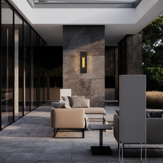 Layer LED Wall Sconce in Sand Black