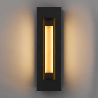 Layer LED Wall Sconce in Sand Black