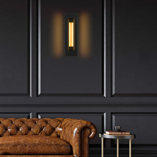 Layer LED Wall Sconce in Sand Black