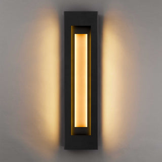 Layer LED Wall Sconce in Sand Black