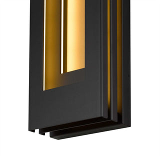 Layer LED Wall Sconce in Sand Black