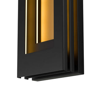 Layer LED Wall Sconce in Sand Black