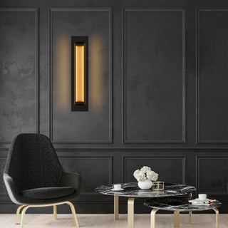 Layer LED Wall Sconce in Sand Black