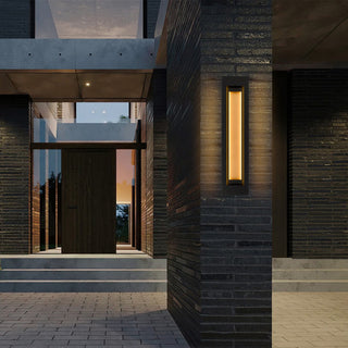 Layer LED Wall Sconce in Sand Black