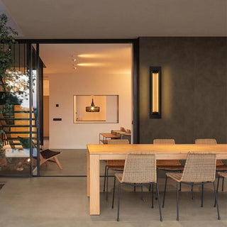 Layer LED Wall Sconce in Sand Black