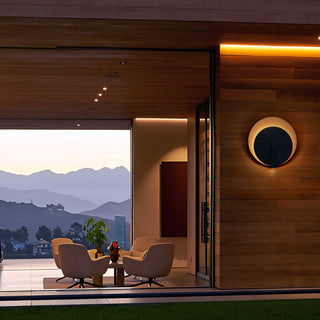 Eclipse LED Wall Sconce in Sand Black