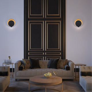 Eclipse LED Wall Sconce in Sand Black