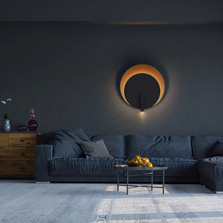 Eclipse LED Wall Sconce in Sand Black