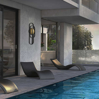 Raymond LED Wall Sconce in Sand Black