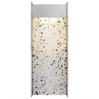 Terrazzo LED Wall Sconce in Brushed Aluminum