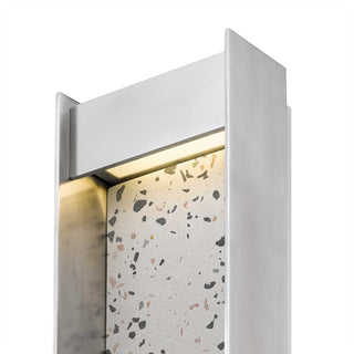 Terrazzo LED Wall Sconce in Brushed Aluminum