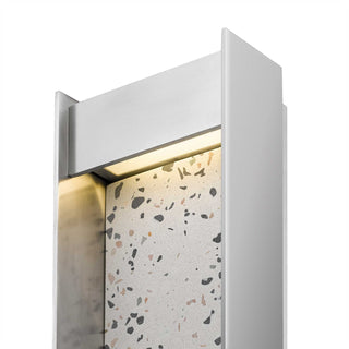 Terrazzo LED Wall Sconce in Brushed Aluminum