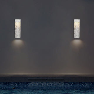 Terrazzo LED Wall Sconce in Brushed Aluminum