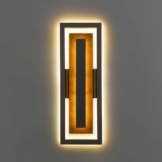 Panels LED Wall Sconce in Dark Bronze
