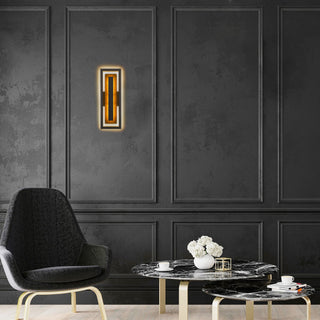 Panels LED Wall Sconce in Dark Bronze