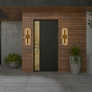 Panels LED Wall Sconce in Dark Bronze