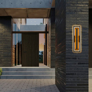 Panels LED Wall Sconce in Dark Bronze
