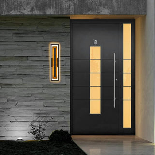 Panels LED Wall Sconce in Dark Bronze