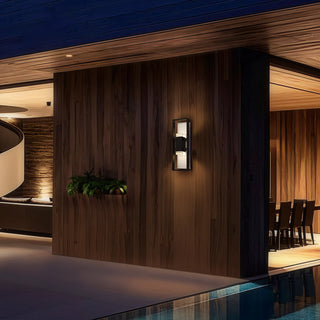 Mars LED Wall Sconce in Sand Black