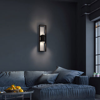 Mars LED Wall Sconce in Sand Black