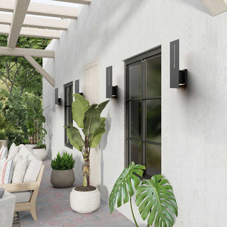 Slot LED Wall Sconce in Sand Black