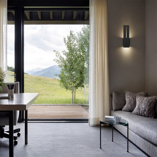 Slot LED Wall Sconce in Sand Black