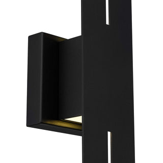 Slot LED Wall Sconce in Sand Black