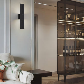 Slot LED Wall Sconce in Sand Black