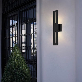 Slot LED Wall Sconce in Sand Black