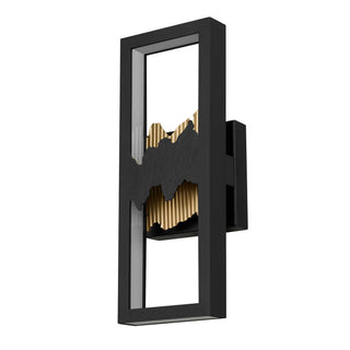 Sunrize LED Wall Sconce in Sand Black