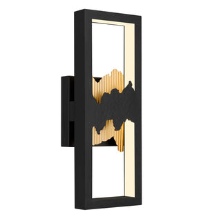 Sunrize LED Wall Sconce in Sand Black