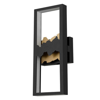 Sunrize LED Wall Sconce in Sand Black