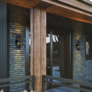 Hugo LED Wall Sconce in Sand Black