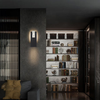 Mille LED Wall Sconce in Sand Black