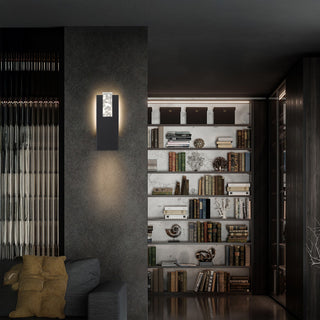 Mille LED Wall Sconce in Sand Black