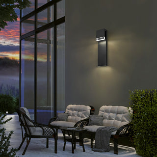 Lagos LED Wall Sconce in Sand Black