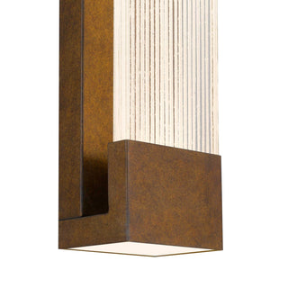 Mystic LED Wall Sconce in Painted Patina Brass