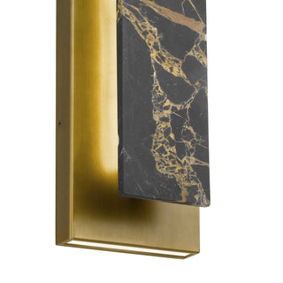 Zoey LED Wall Sconce in Painted Antique Brass