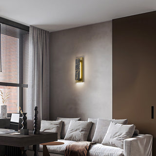Zoey LED Wall Sconce in Painted Antique Brass