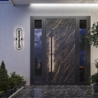 Roundabout LED Wall Sconce in Sand Black