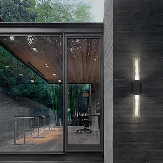 Folio LED Wall Sconce in Sand Black