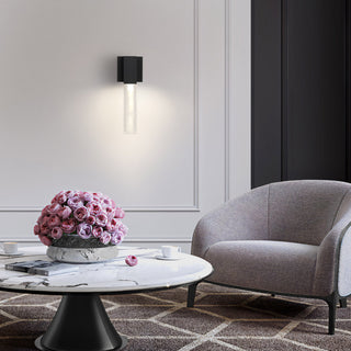 Folio LED Wall Sconce in Sand Black