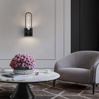 Arch LED Wall Sconce in Sand Black