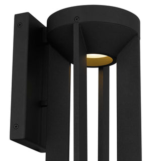 Aura LED Wall Sconce in Sand Black