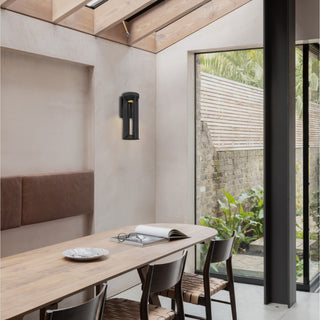 Aura LED Wall Sconce in Sand Black
