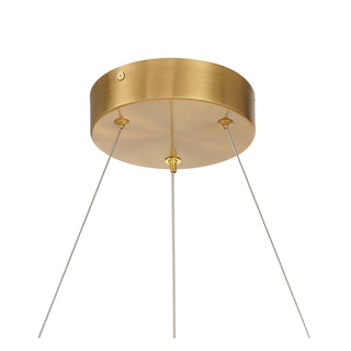 Castello LED Chandelier in Warm Brass